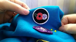 how to sew badges on uniforms [upl. by Seibold]