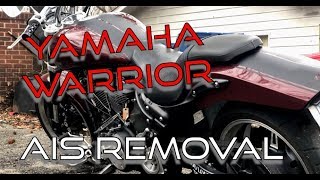 RS WarriorYamaha Warrior 1700 AIS removal [upl. by Birgitta503]