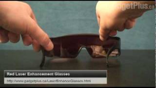 Red Laser Enhancement Glasses in Action  Gadget Plus [upl. by Dalohcin44]