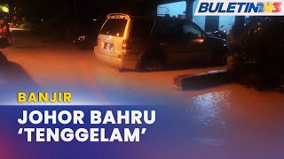 BANJIR  Beberapa Lokasi Di Johor Bahru Dilanda Banjir Kilat Awal Pagi Tadi [upl. by Acey653]