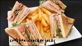 How to Make Club Sandwiches  Club Sandwich Recipe [upl. by Assetak]