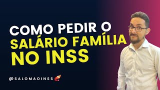 Como cadastrar ou atualizar dependentes para salário família no INSS [upl. by Niliac]