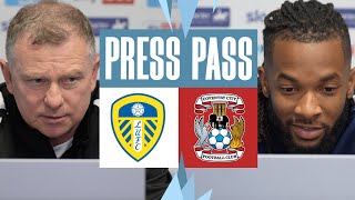 Kasey Palmer and Mark Robins look ahead to Leeds United vs Coventry City 🎙️ [upl. by Norud]