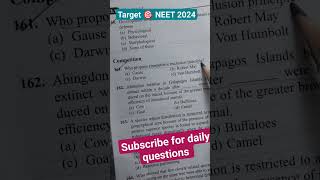 Organism and population class 12 NEET PYQ SERIES Biology neet ncert aiimsdelhi neetmotivation [upl. by Ylsew]