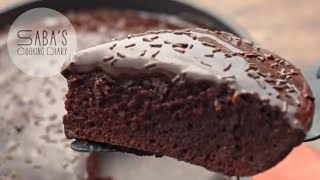 Super Moist Chocolate Cake with Easiest Ingredients  No oven No Milk No Eggs [upl. by Airretnahs290]