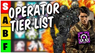 Official Operator Tier List For Operation Twin Shells Y9S3  Rainbow Six Siege 2024 [upl. by Aymik]