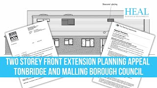 Two Storey Front Extension Planning Appeal Tonbridge and Malling Borough Council [upl. by Fasa]