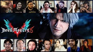 TGS 2018  Devil May Cry 5 TGS Trailer Reactions Mashup [upl. by Hinman]