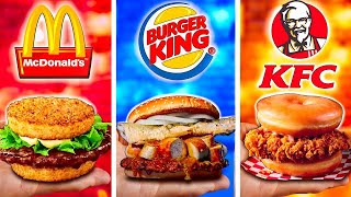 Wiederholt die seltensten Burger der Welt aus McDonalds  Burger King  KFC 2 von VANZAI [upl. by Yesnel723]