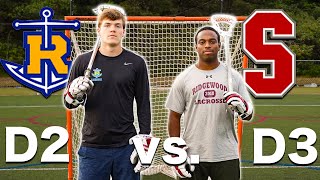 D2 VS D3 LACROSSE CHALLENGE [upl. by Sherrer125]