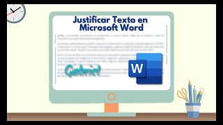 Justificar Texto en Microsoft Word [upl. by Liew]