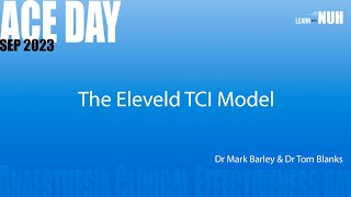 The Eleveld TCI Model [upl. by Kiona]