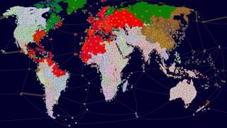 WarLight game Create your own nation diplo [upl. by Egarton124]