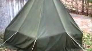 M1950 Hex Tent [upl. by Anglim]