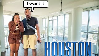 TOURING EXPENSIVE HIGH RISES IN HOUSTON 👀😍 [upl. by Allmon]