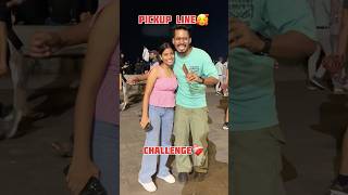 Pick up line challenge qnavlogs funny comedy pikuplineflirting reaction crazyneerajvlogs [upl. by Ahsienel]