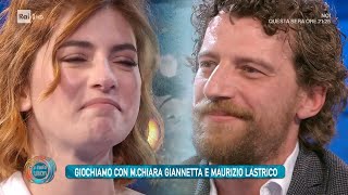 Maria Chiara Giannetta e Maurizio Lastrico  Da noi a ruota libera 27032022 [upl. by Necyrb]