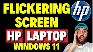 Flickering Screen in HP Laptop Windows 11 [upl. by Odiug]