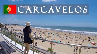 Is Praia de Carcavelos really lowkey  Carcavelos  Lisbon  Portugal Vacation [upl. by Darrill98]