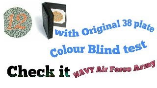 Colour Blind testOriginal Colour blind test For NAVY AIR FORCE SSC ARMY Policecolour vision test [upl. by Seditsira]