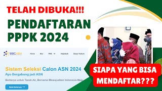 TELAH DIBUKA PENDAFTARAN PPPK 2024 [upl. by Trahurn770]