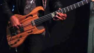 Jon Reshard plays the BGF FrettedLess bass [upl. by Hajidahk799]