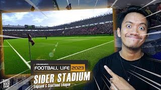 SP FOOTBALL LIFE 2023 SIDER STADIUM England amp Scotland League  PES 2021 MOD  PES 2021 INDONESIA [upl. by Raoul598]