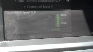 BMW Checking Your Oil Level Using The quotI Drivequot and some troubleshooting tips [upl. by Anilejna]