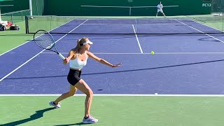 Zverev Yastremska Ruud Draper RBA amp More  IW 2023 Extra Practice Footage Vol 3 4k 60fps [upl. by Birck]