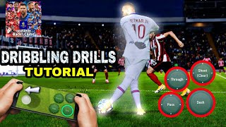 Learn How To DRIBBLE in Efootball 2023 MOBILE With Handcam GuideTutorial Tips and Tricks [upl. by Padriac976]