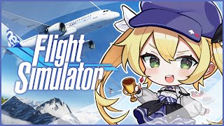 【FLIGHT SIMULATOR】I have a flying license remember【Dokibird】 [upl. by Oalsinatse728]