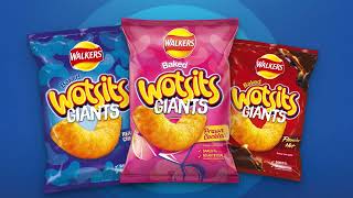 Wotsits Giants  Theyre BIG and because size matters when it comes to snacks [upl. by Connors438]