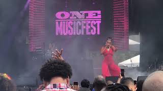 Kelis Performs “Milkshake” LIVE at One Music Fest 2018 Atlanta [upl. by Jaclyn899]