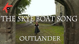 Outlander The Skye Boat Song at Lallybroch 4K drone scenes outlander theskyeboatsong skye [upl. by Anialem]