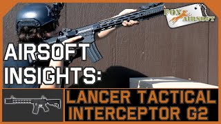 Lancer Tactical M4 Interceptor Gen 2 Airsoft Gun  Fox Airsoft [upl. by Hermon669]