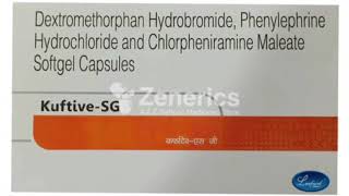 Kuftive SG Capsule Dextromethorphan Hydrobromide Phenylephrine Hydrochloride and Chlorpheniramine [upl. by Aztilem]