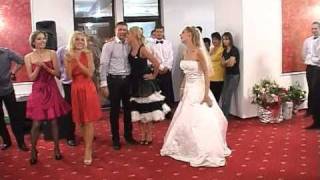 Best funny surprise bride dance  French CanCan [upl. by Damiano128]