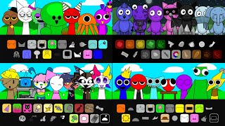 Incredibox Sprunki Fan Oc Compilation 5 Garten of BanBanJoyful Critters Regretevator Horror Mod [upl. by Bik]