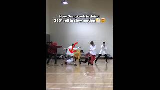 Its amazing how Jungkook did a 360° roll in slowmo 🤯🔥 jungkook jungkookedit jungkooktrends jk [upl. by Ahsikan]