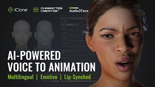 Audio2Face  AIPowered Facial amp Lip Sync Animation  iClone [upl. by Aedni]