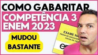 Como gabaritar a NOVA COMPETÊNCIA 3  Veja ANTES do ENEM 2023  PROFINHO [upl. by Clovah663]