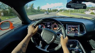 2018 Dodge Challenger SRT Hellcat Widebody  POV Test Drive [upl. by Aramois350]