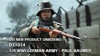 Unboxing video of D11014 16 WWI German Army  Paul Baumer [upl. by Perce]