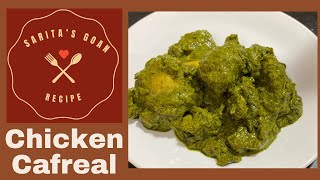 Goan Style Chicken Cafreal  Chicken Recipe in Konkani  Sarita’s Goan Recipe [upl. by Nosittam212]