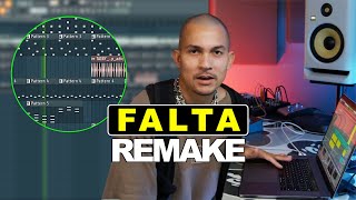 Tainy x DaniLeigh  Falta Remake  FLP Gratis [upl. by Zakarias]