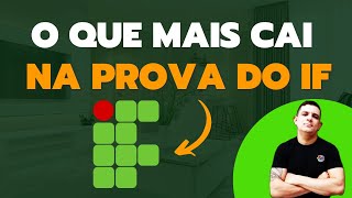 O QUE CAI NA PROVA DO IF  MATEMÁTICA [upl. by Avigdor]