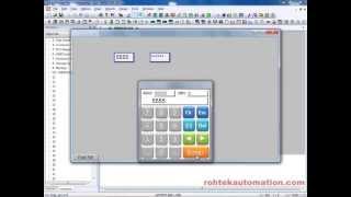 Numeric Scaling Demonstration using Weintek EasyBuilder Pro HMI Software by Rohtek Automation MT8100 [upl. by Elocen341]