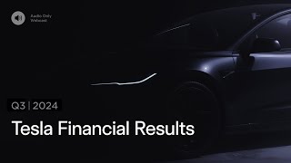 Tesla Q3 2024 Financial Results and QampA Webcast [upl. by Furr]