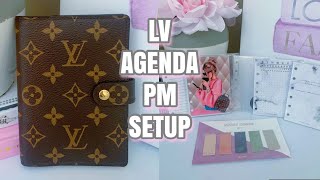 LV AGENDA PM SETUP  NEW ITEMS FOR MY PLANNER [upl. by Behlke]