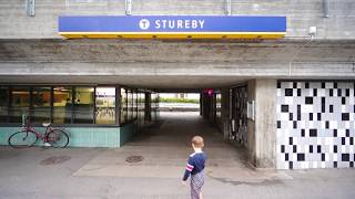 Sweden Stockholm Stureby subway station SMW elevator  going up [upl. by Georgeanne]